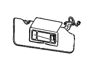 Chevy 10406770 Sunvisor