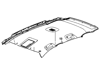 GM 19210194 Panel, Roof Headlining