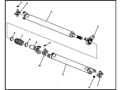 Chevy Silverado 1500 Drive Shaft - 23508418