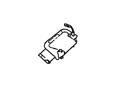 GM 12535211 Retainer, Windshield Sunshade, Gray, Center Driver Side