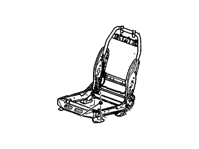 GM 15850049 Frame, Front Seat Back, Driver Side