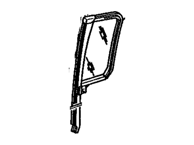 Cadillac 25558367 Vent Glass