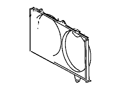 Chevy Prizm Fan Shroud - 94856885