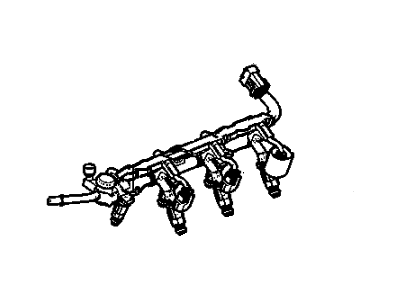 GM 12614031 Rail, Fuel Injection