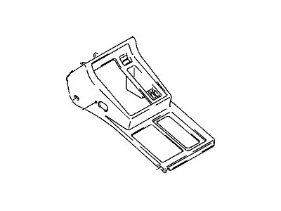 GM 96068955 Console Housing