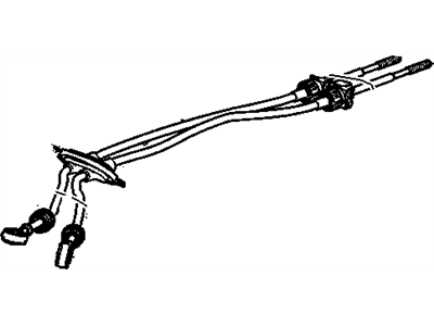 Chevy 25186044 CABLE,MANUAL TRANSMISSION SHIFT LEVER & SELECTOR LEVER(CODE 7851,5111,6044)