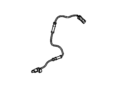GM 20981133 ABS Sensor, Rear