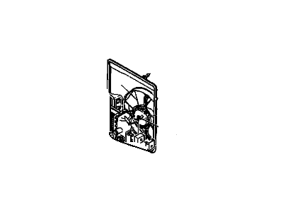Cadillac Fan Shroud - 90570704