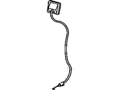 Chevy 12474757 HANDLE,REAR SEAT LATCH RELEASE(GRAPHITE)(INCLUDES CABLE)