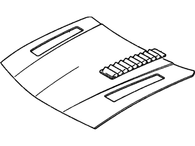 Pontiac 12505793 Hood