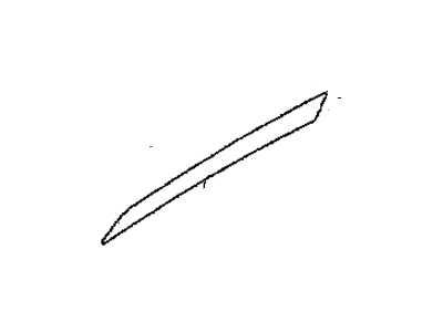 Pontiac 96861098 TRIM,REAR SIDE DOOR LOWER(BLACK)
