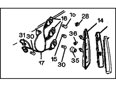 Cadillac DeVille Back Up Light - 5978126