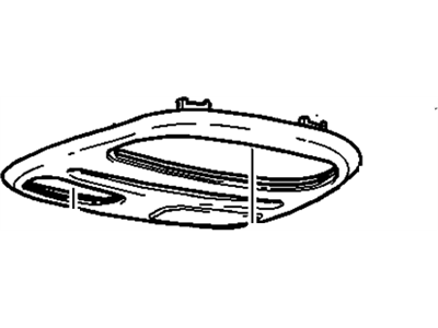 Oldsmobile 12483217 Bezel