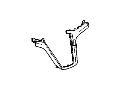 GM 22883992 Cover, Steering Wheel, Silver, Lower Passenger Side