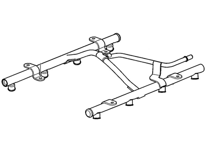 2006 Chevy Monte Carlo Fuel Rail - 12593604