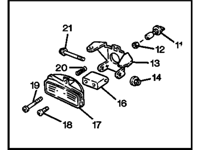 Oldsmobile Toronado Fog Light - 16518790
