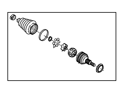 Chevy 7845352 LUBRICANT KIT,WHEEL DRIVE SHAFT TRI-POT JOINT(INBOARD)(PART OF KITS 1,2,4)(INBOARD)(FOR NON-CANADIAN ORDERS)