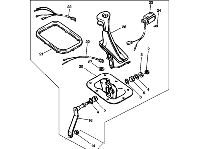 Cadillac Catera Automatic Transmission Shift Levers - 09138391