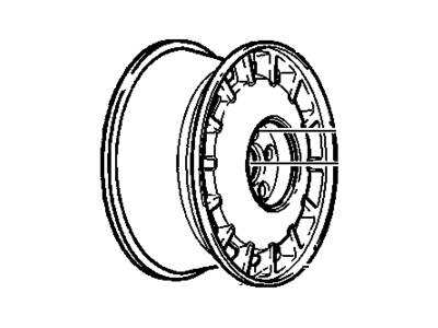 1999 Cadillac DeVille Spare Wheel - 9593087