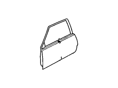 GM 20635592 Outer Panel, Passenger Side