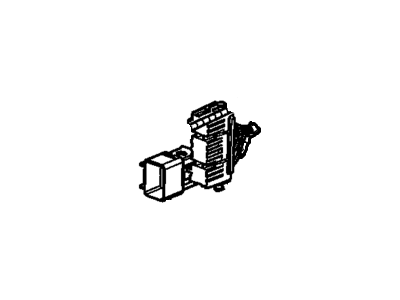 Chevy 15326829 CONNECTOR,MOTOR-ENGINE COOLANT FAN(PART OF 1)(BLACK)(6-WAY FEMALE GT150)(W/O LEADS)(HAS FULL SHROUD)(2.530)