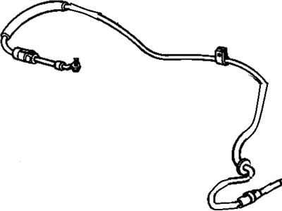 Oldsmobile 25523741 CABLE, RANGE SELECTOR LEVER