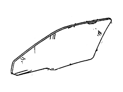 Pontiac 10248565 Door Glass