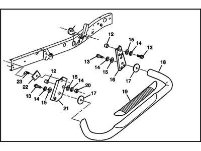 Chevy 12499585 Step Bar Assembly
