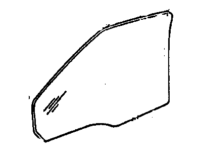 Oldsmobile 20749624 Door Glass