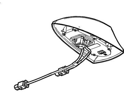 Chevy 22806699 COVER,RADIO ANTENNA OPENING(BLACK)