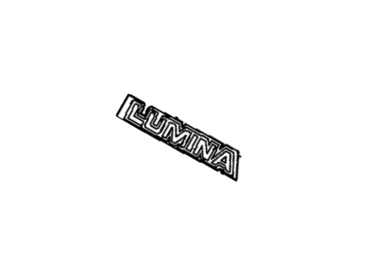 GM 10120232 Nameplate, Black