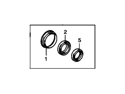 2000 Chevy Prizm Wheel Seal - 94858655