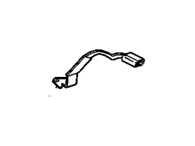 Cadillac 88896480 BELT KIT,FRONT SEAT CENTER(BUCKLE SIDE)(GRAY)
