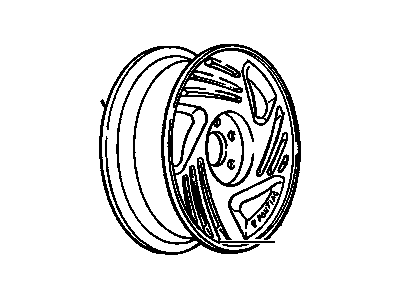 1992 Pontiac Bonneville Spare Wheel - 12536061