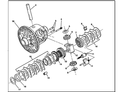 Chevy Silverado 1500 Differential - 84447464