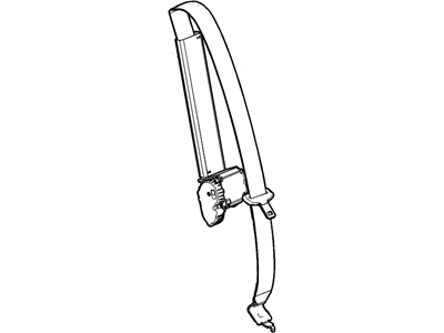 GM 23276315 Belt Kit, Seat Belt, Rear Center