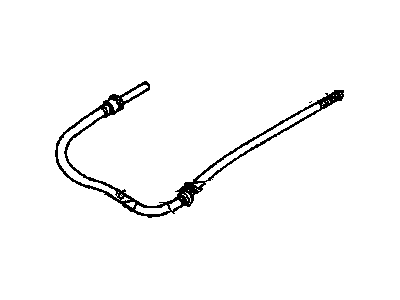 1993 GMC Typhoon Parking Brake Cable - 15968232