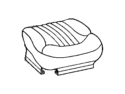 GM 12377698 Cover, Av5 - Front High Back Bucket Cushion, Passenger Side