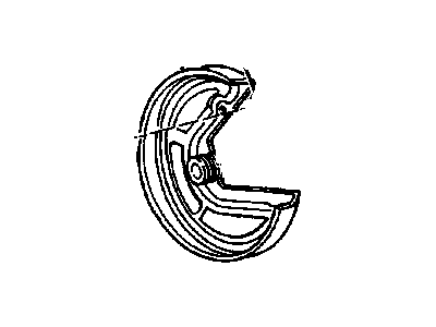 GMC Yukon Brake Backing Plate - 15668585
