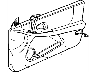 Pontiac 10438704 Door Trim Panel