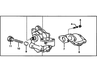 Pontiac Oil Pump - 19185349