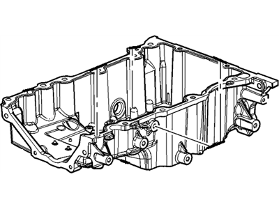 Chevy 12654316 PAN,OIL(INCLUDES 433-439,441-443,448-453)(FOR FWD/RWD VEHICLES)