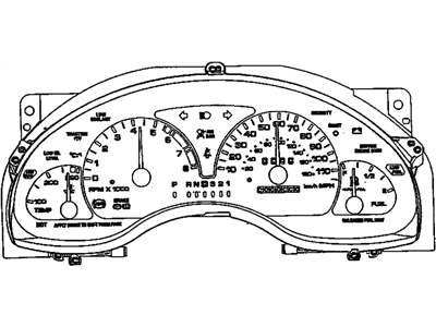 Oldsmobile 16174253 Instrument Cluster