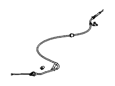 2010 Pontiac Vibe Parking Brake Cable - 19184307