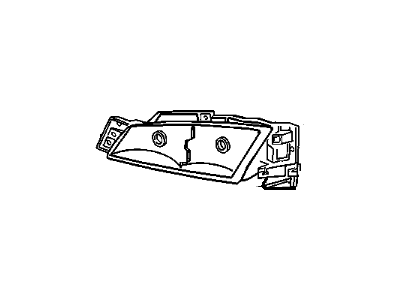 Pontiac 16514137 Lens & Housing Mount Bracket