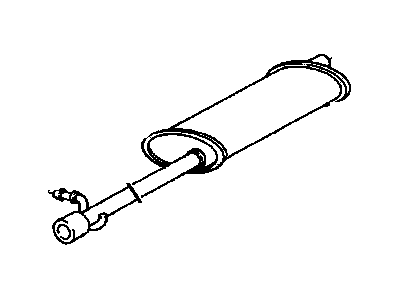 GMC G3500 Muffler - 15662796