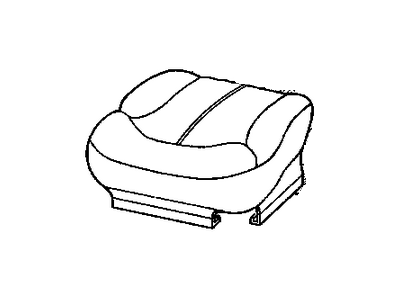GM 12474320 Cover, An3 - Front Bucket Seat Cushion, Driver Side