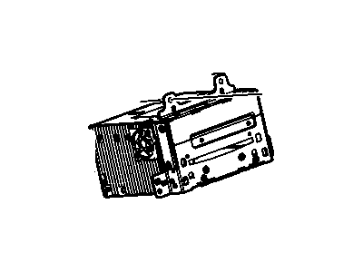 Chevy 22776285 RADIO,AMPLITUDE MODULATION/FREQUENCY MODULATION STEREO & AUDIO DISC PLAYER & MP3 PLAYER