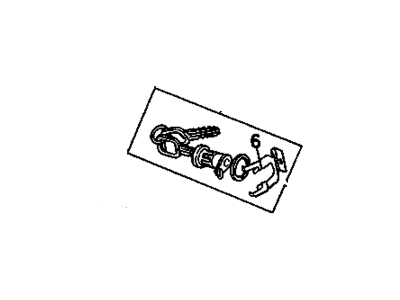 Chevy Spectrum Door Lock Cylinder - 94333289
