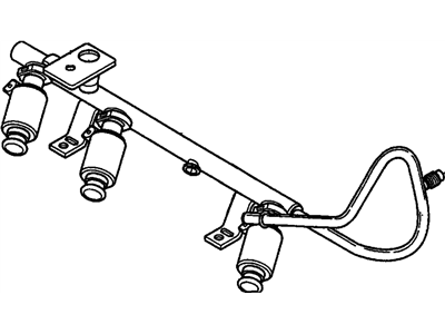 1998 Chevy S10 Fuel Rail - 17113657